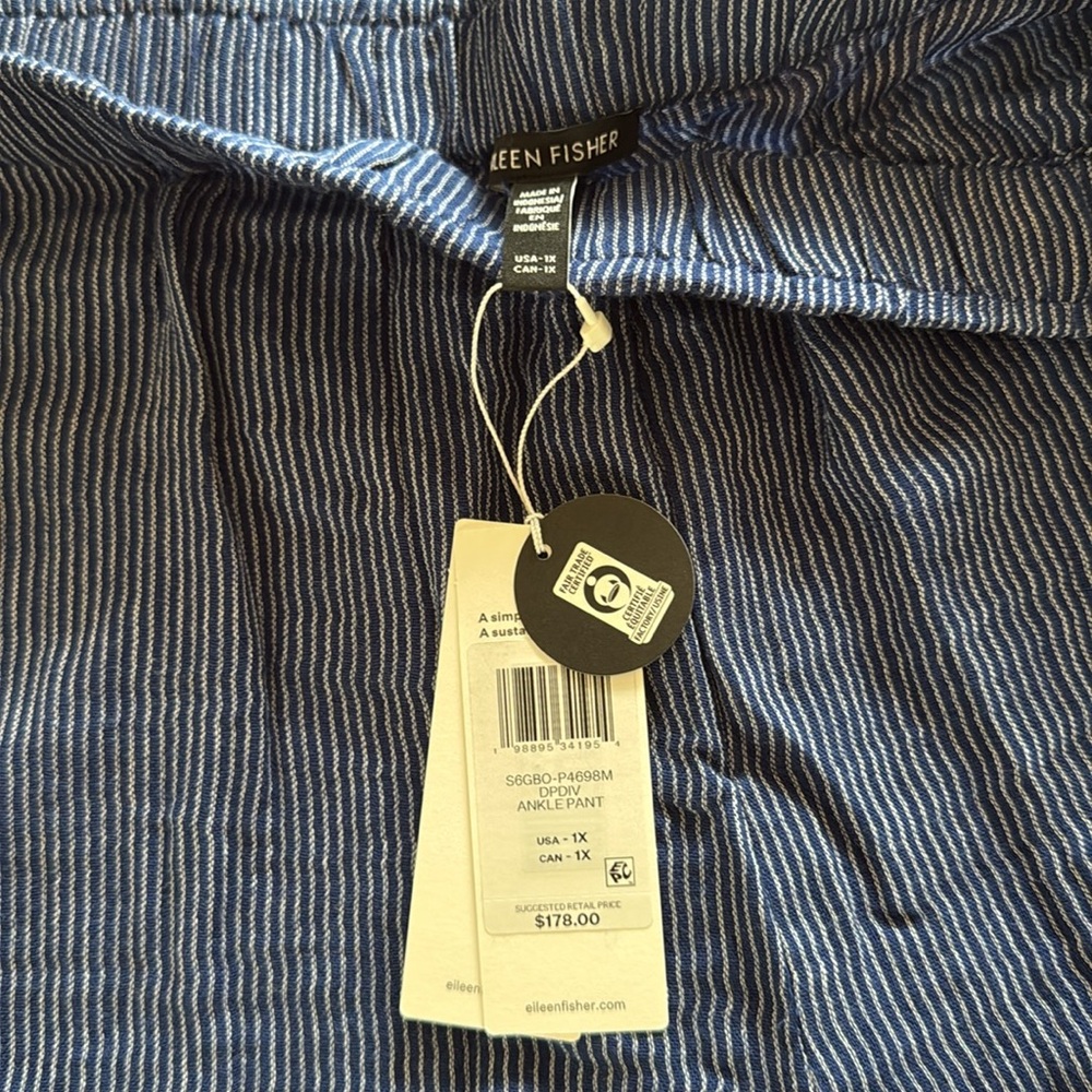 NWT Eileen Fisher Gauze pants. Size 1X - Picture 2 of 4